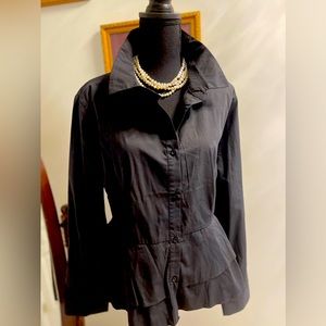 Woman’s Black High Low Top